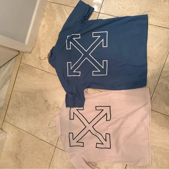 2 Off White Button up deal Authentic Deal